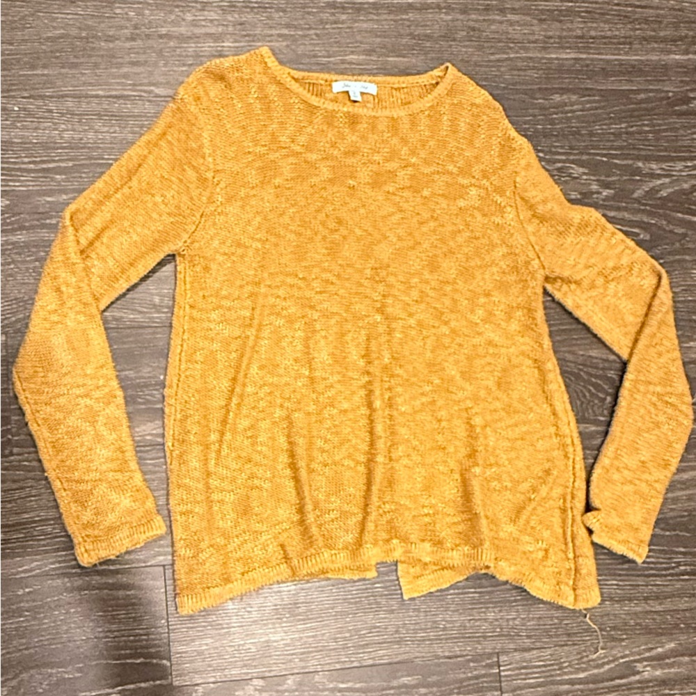 She + Sky Golden Knit Blouse